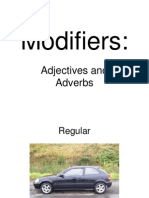 Adjective Adverb Modifiers