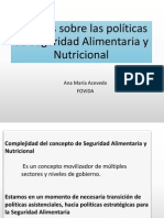 Apuntes Sobre Las Politicas de Seguridad Alimentaria y Nutricional Ana Maria Acevedo