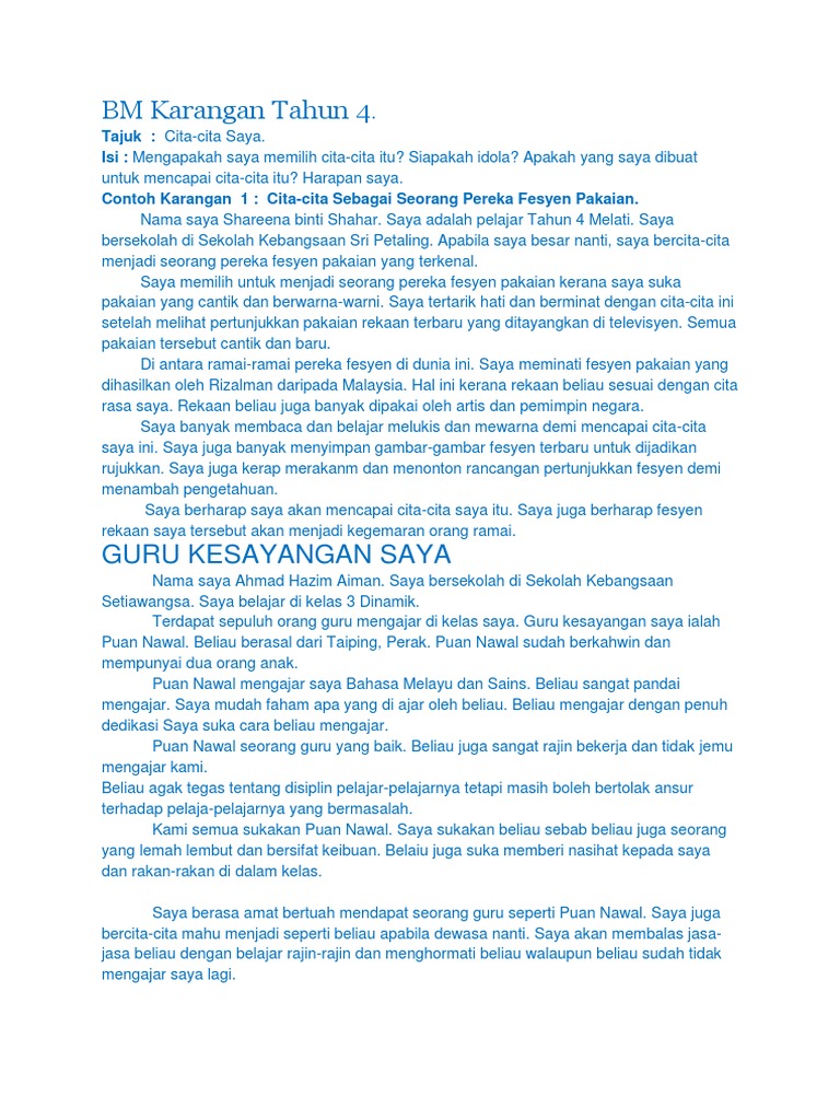 Soalan Bina Ayat Bahasa Melayu Tahun 5 - Selangor e