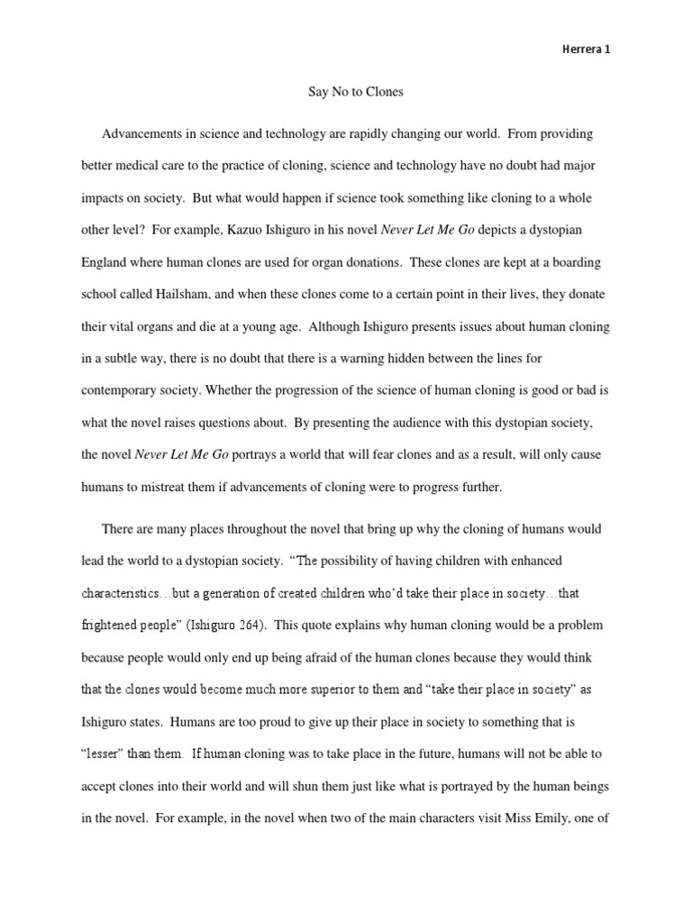 Never let me go meaning picture