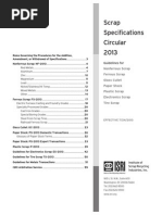 Scrap Specification 2013