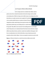 Polaronic Transport of Holes in - SiO2