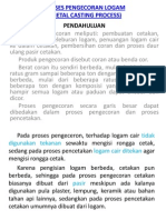 Pengecoran Dan Pencetakan) Logam (