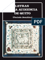Letras de La Audiencia de Quito (Período Jesuítico)