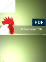 Chicken Powerpoint Presentation Template