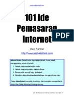 101 Ide Pemasaran Internet