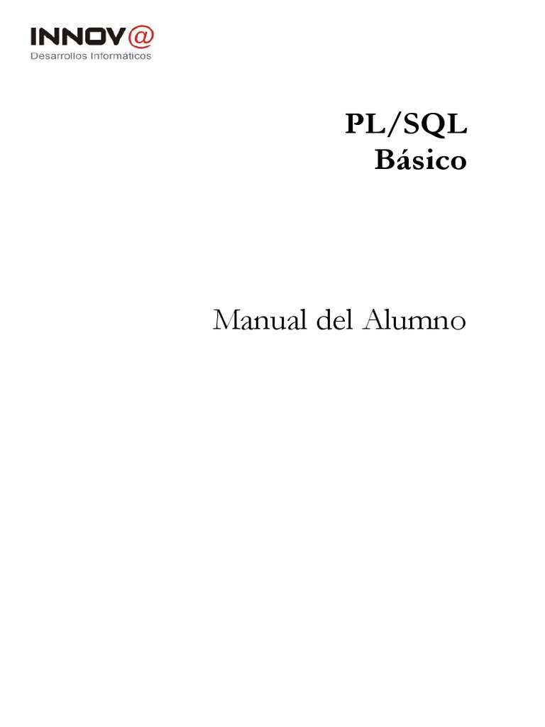 Oracle PLSQL | PDF | Negocios | Informática