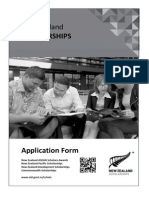 NZ Scholarships Application Form 2014
