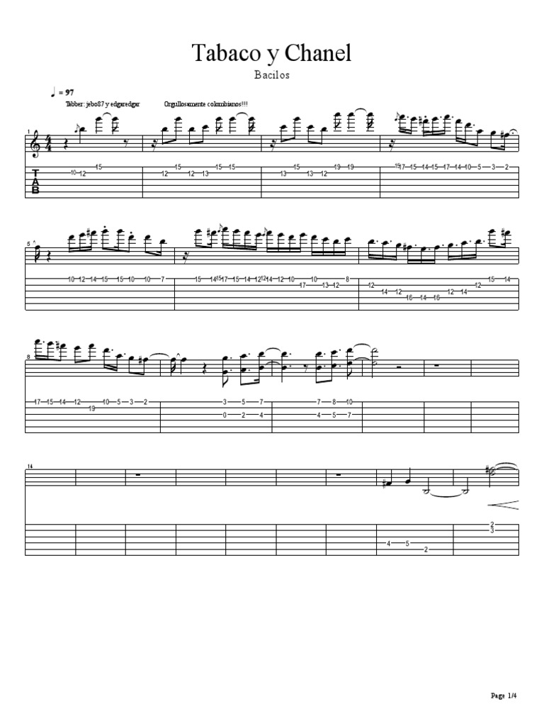 Tabaco y Chanel Melodia
