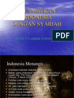Selamatkan Indonesia Dengan Syariah