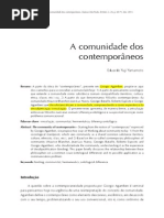 A Comunidade Dos Contemporâneos