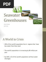 Seawater Greenhouses