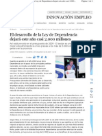 El desarrollo de la Ley de Dependencia (Almería)