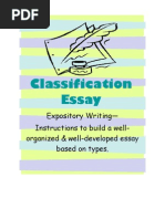 Download Classification Essay Instruction With Pre Writing Activities by Rita Stern Gvili SN221987447 doc pdf