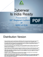 20131207 Dineshobareja Cyberwar Isindiaready Distributionver1 131208124917 Phpapp02