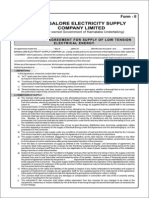 BESCOM Power Supply Agreement