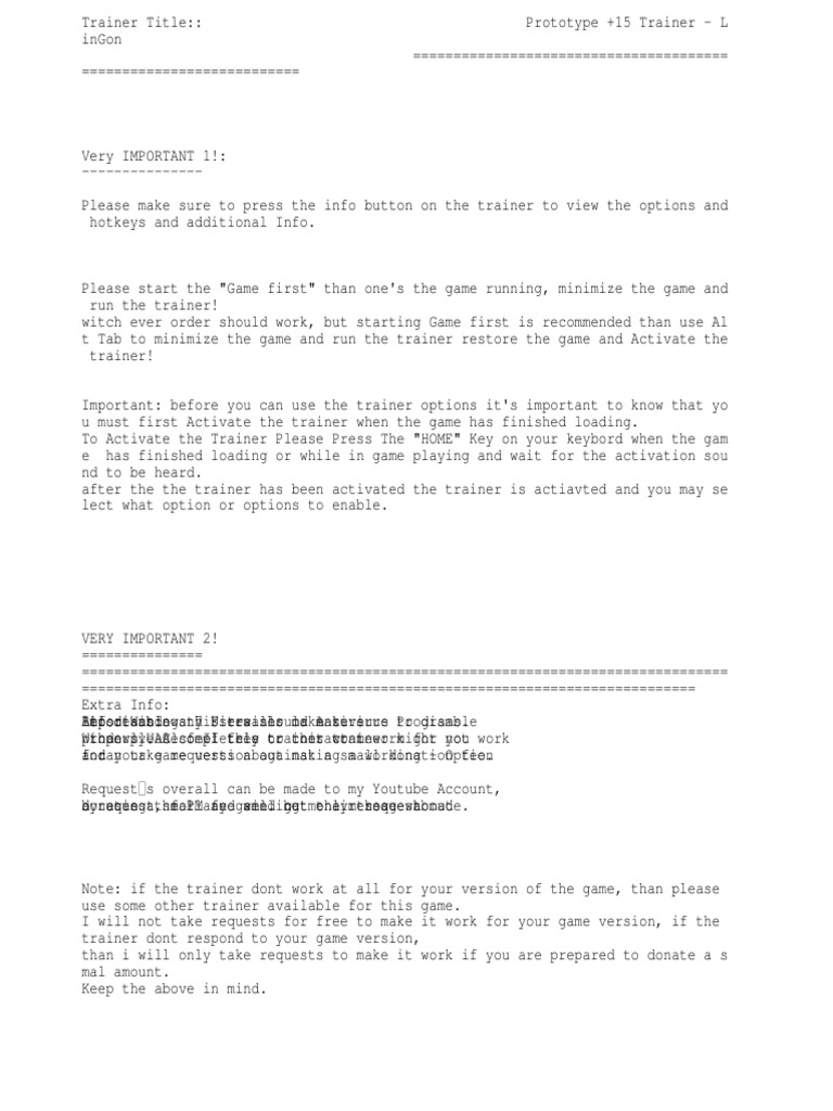 Game Trainer Guide | PDF | Software | System Software