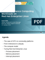 Running High Performance Computing Workloads On Red Hat Enterprise Linux