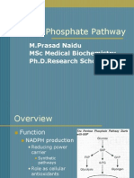 Pentose Phosphate Pathway: M.Prasad Naidu MSC Medical Biochemistry, Ph.D.Research Scholar
