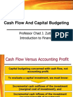 Cash Flow and Capital Budgeting: Professor Chad J. Zutter Introduction To Finance