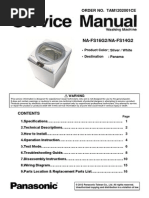 Panasonic Error Code | PDF | Vacuum Tube | Washing Machine