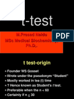 STUDENT T-Test
