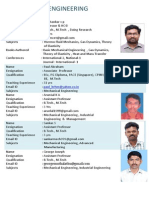 Faculty List