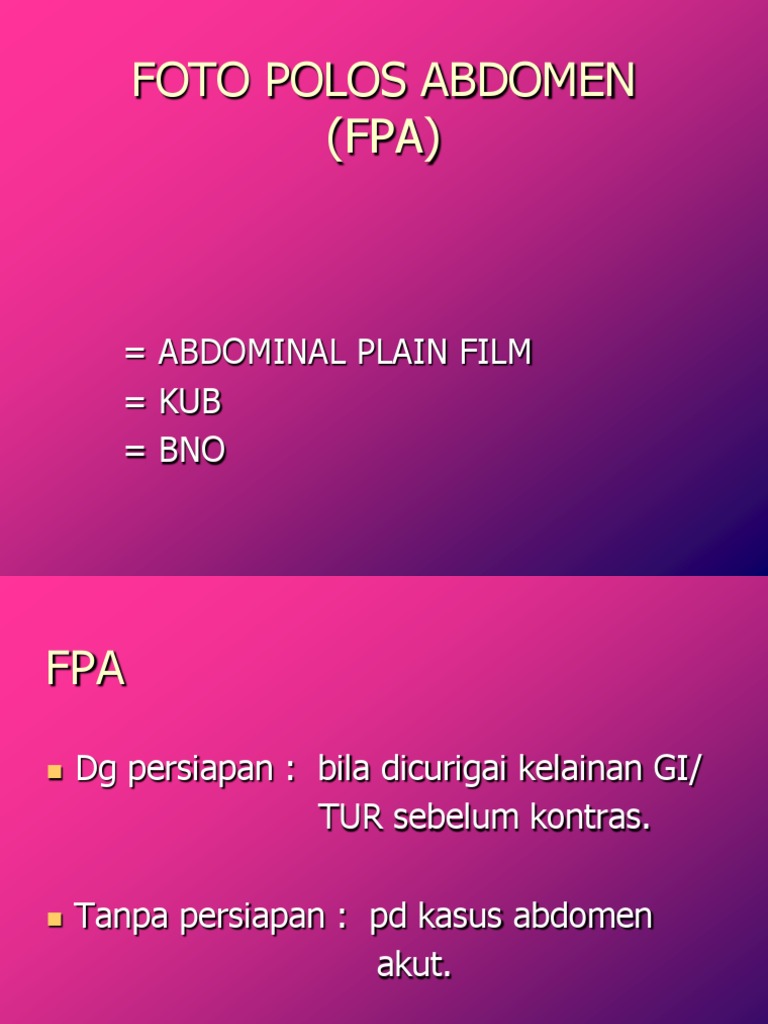 Foto Polos Abdomen | PDF