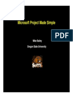 Microsoft Project Made Simple: Mike Bailey Oregon State University