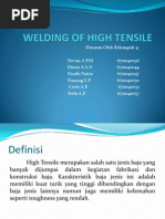 Download Welding of High Tensile by Deby Agung Pratama SN222033435 doc pdf