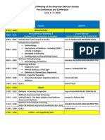 Sunday, June 1, 2014: 4 Annual Meeting of The American Delirium Society Pre-Conference and Conference June 1 - 3, 2014