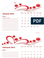 Calendar creativ 2014