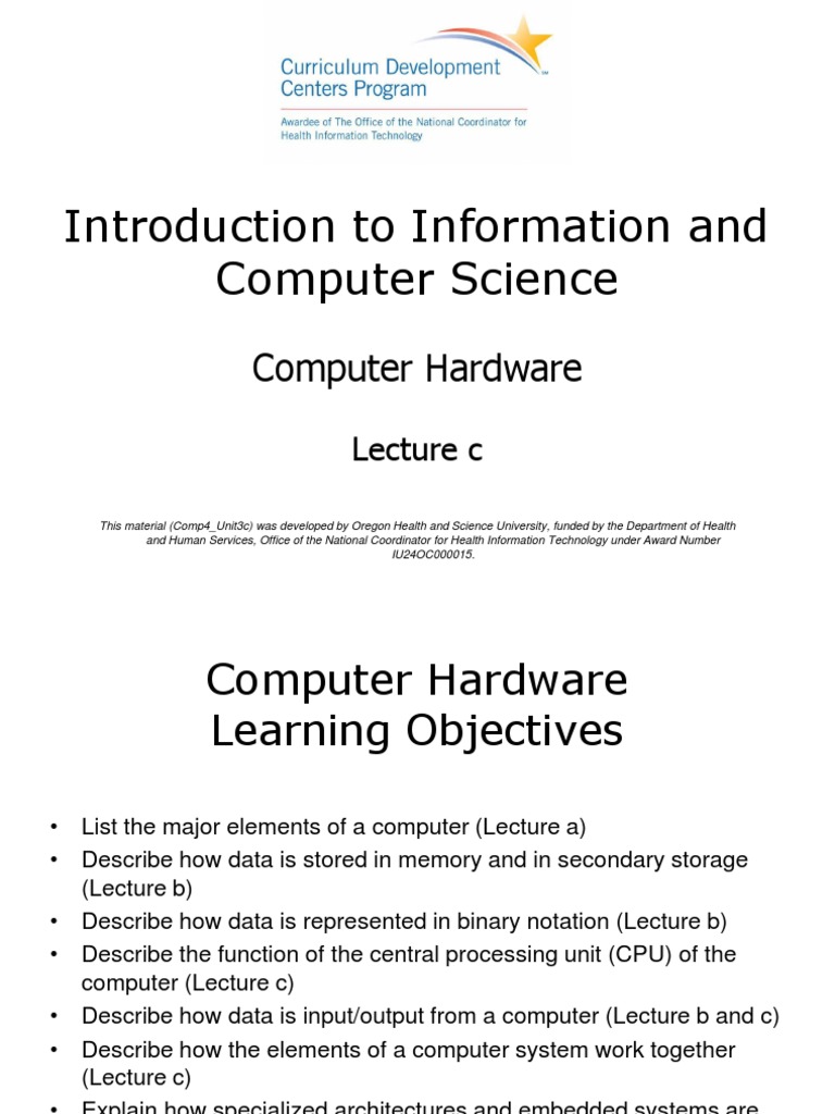 Introduction To Information and Computer Science | PDF | Process ...