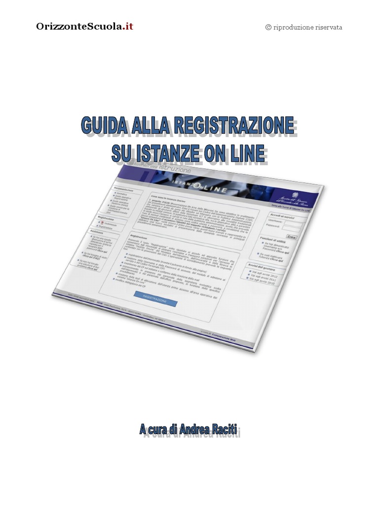 Guida Alla Registrazione Ed Alla Navigazione Su