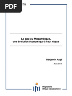 Le gaz au Mozambique, une évolution économique à haut risque, Benjamin Augé