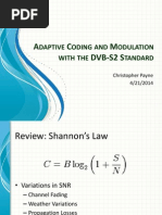 Adaptive Coding and Modulation