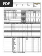 Pathfinder Character Sheet 1.0