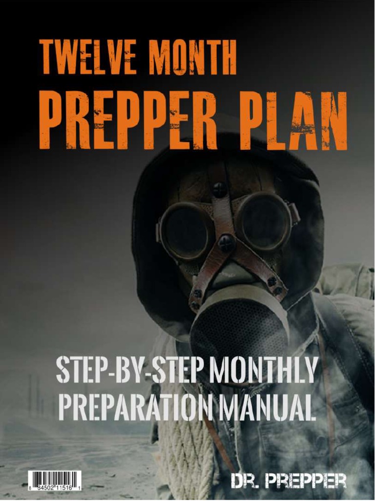 Twelve Month Prepper Plan Guide | PDF | Survivalism | Dough