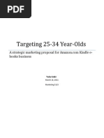 Download Targeting 25-34 Age Group Marketing Proposal for Amazon Kindle Business by Yuko Ueki SN222099018 doc pdf