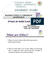 School of Management Studies: Business Ethics & Corporate Governance