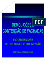 Demolicoes e Contencao de Fachadas