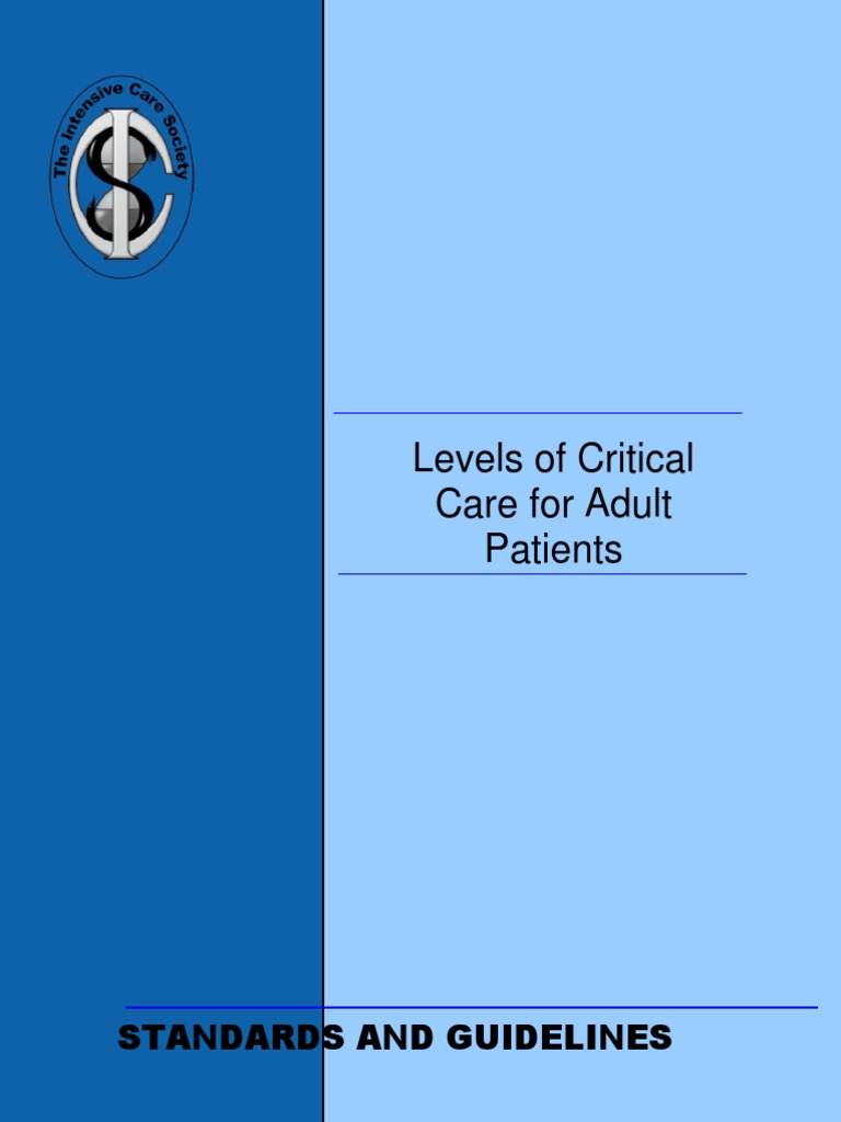 ICS Levels of Critical Care For Adult Patients 2009 PDF Intensive