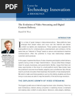 The Evolution of Video Streaming and Digital Content Delivery