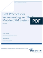 Best Practices For Implementing An Effective Mobile CRM System