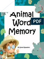 Animal Word Memory: by Sanne Ramakers