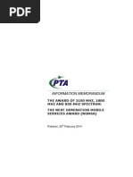 IM  - Pta Mobile Spectrum Sales 