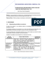 Monitoramento de manutenção preventiva em motores com relé SEL-710