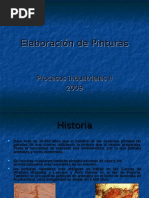 Elaboración de Pinturas
