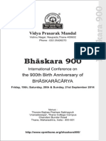 BHASKARA900 Conference Brochure