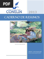 Caderno de Resumos Pronto. Conelin 2013